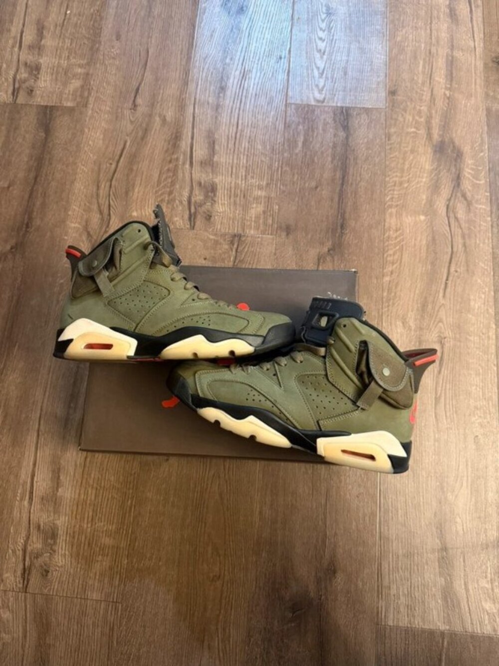 Air Jordan 6 Retro Travis Scott Medium Olive Men's
